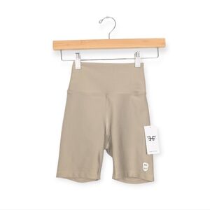 Heroine Sport Taupe High Waisted Workout Vital Shorts Size XS